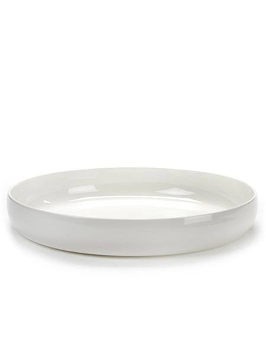 Serax Base diep bord ø 28 cm hoogte 4,5 cm porselein wit geglazuurd