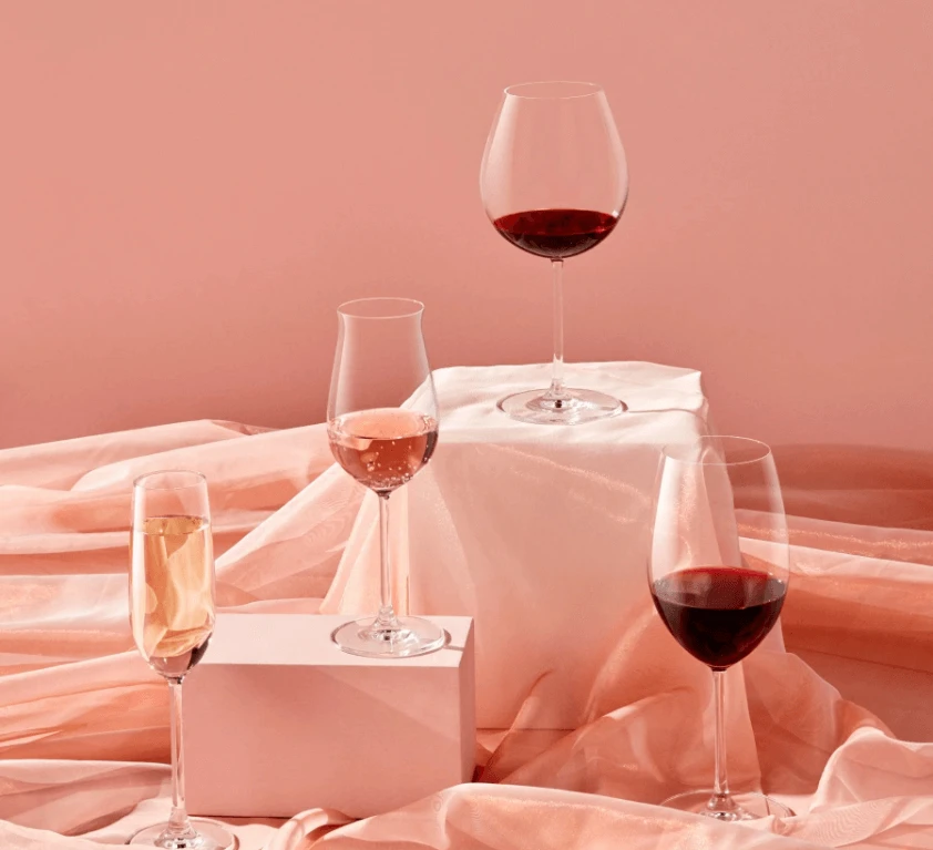 Nude Vintage Bourgogne rode wijnglas 690 ml 2 stuks