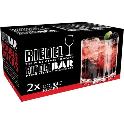 Riedel Drink Specific Glassware Double Rocks whiskyglas 370 ml kristalglas 2 stuks