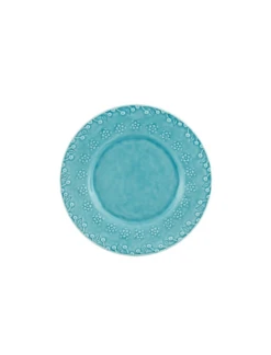 Bordallo Flora Azul Dessertbord ø 23 Cm Aardewerk Blauw