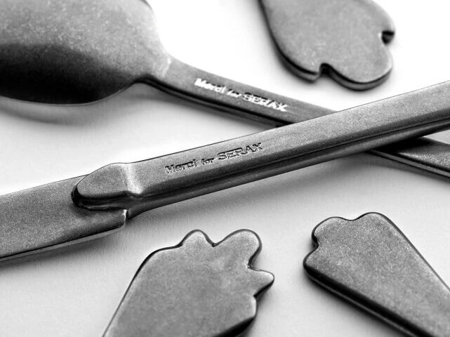 Serax Merci Mix 1-2-3 tafelvork antraciet stone wash 3 stuks