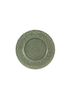 Bordallo Flora Dessertbord ø 23 Cm Aardewerk Groen