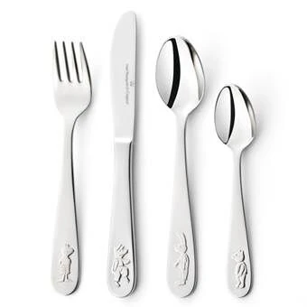 Van Kempen & Begeer Junior bestek Kikker rvs 4-delig