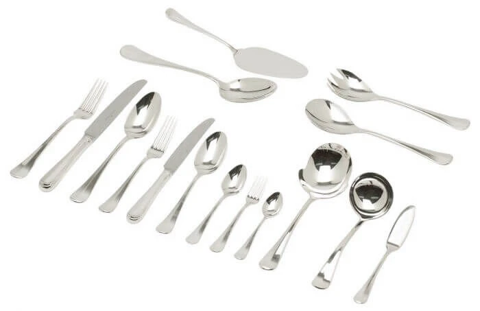 Keltum Hollands Glad bestekcassette 9-persoons rvs 90-delig