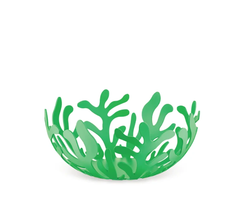 Alessi Mediterraneo fruitschaal ø 21 cm rvs groen