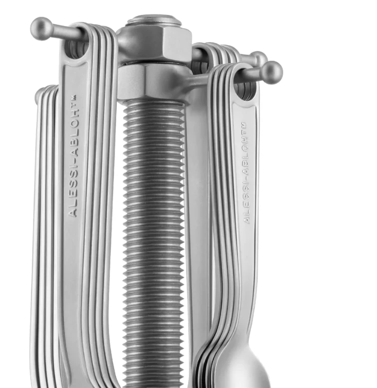 Alessi VA02 SET Conversational Objects bestekset met houder