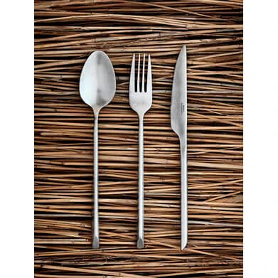 Broste Copenhagen Sletten taartvork 15 cm rvs mat 4 stuks