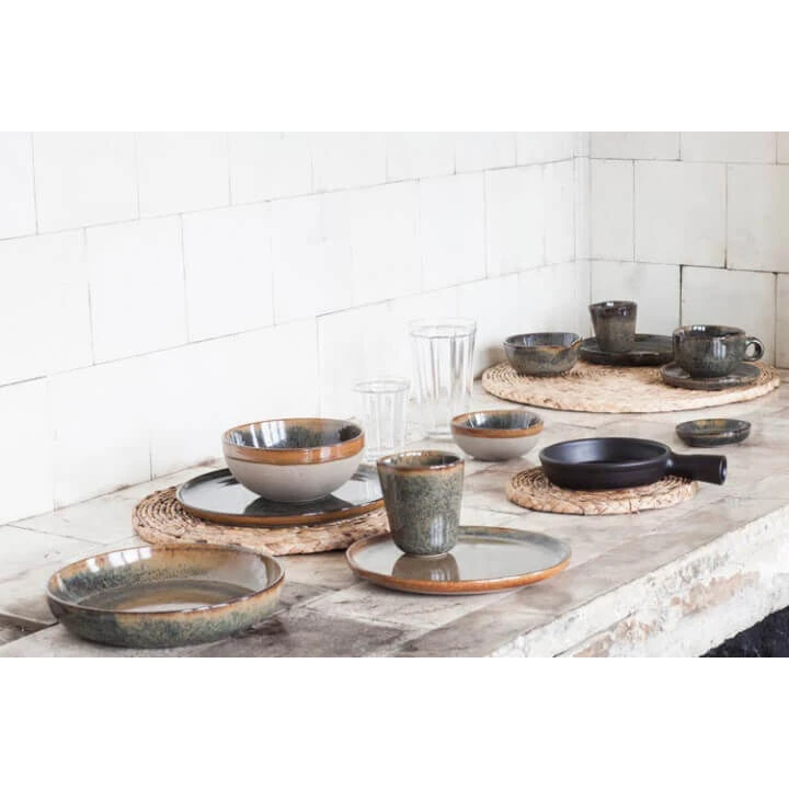 Serax Surface by Sergio Herman diep bord ø 16 cm camogreen