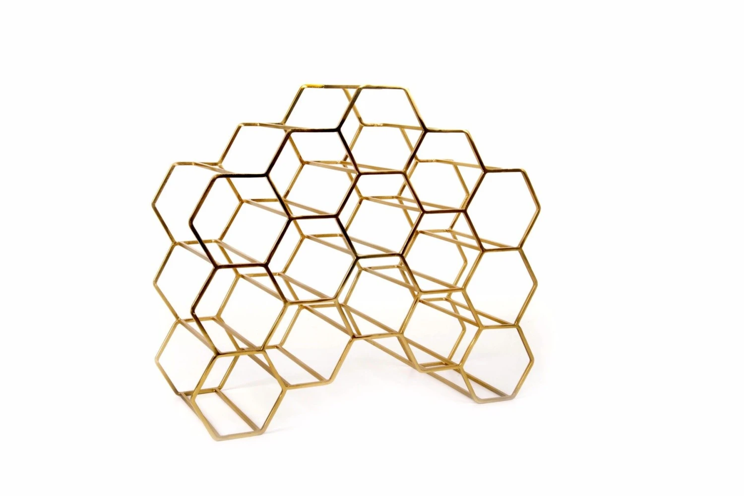 XLBoom Pico wijnrek voor 15 flessen ijzer messing